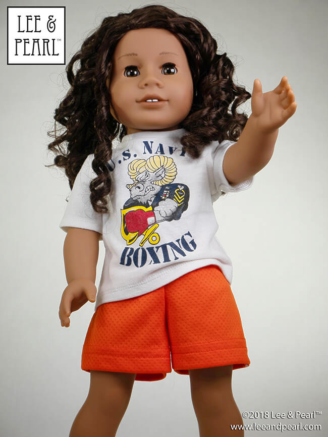 Introducing Pearls by Lee & Pearl™ Pattern 101: Gym Shorts for 18 inch, 16 inch and 14 1/2 inch dolls. Pearls are patterns for people who want to learn new sewing skills — just one at a time, on a limited project, and with a well-designed reward after each lesson! Find "Pearls" for American Girl dolls and others in the Lee & Pearl Etsy store.