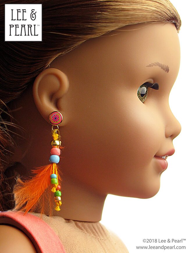 COMING SOON! We're happy to announce that our INTRODUCTION TO JEWELRY MAKING FOR DOLLS e-book will soon be available in the Lee & Pearl Etsy store. Follow along as we walk you step-by-step, tool-by-tool, and material-by-material from absolute beginner projects like pendants and hoop earrings, all the way up to boho-fabulous feather drops, glamorous chandeliers and cascades of colorful beads! Join the Lee & Pearl mailing list at http://leeandpearl.com/index.html#freepattern and we’ll let you know as soon as this book is available.