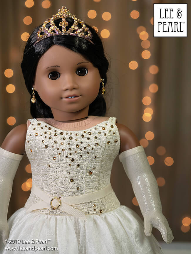 There are still a few hours left to enter the Lee & Pearl Grand Gala Giveaway! Find out how you can ENTER TO WIN the most beautiful doll in the Lee & Pearl workroom, wearing the most beautiful outfit we've ever made. This giveaway runs through December 6, 2019 at midnight, with no purchase necessary — so don’t miss out! 
