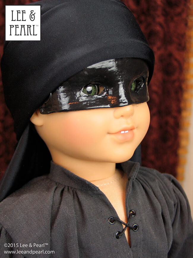 As you wish! We made this Dread Pirate Roberts cosplay for our 18 inch American Girl custom boy doll using Lee & Pearl's historically accurate Pattern 3052: Pirates, Patriots and Princes 18th Century Men's Basics for 18 Inch Dolls.
