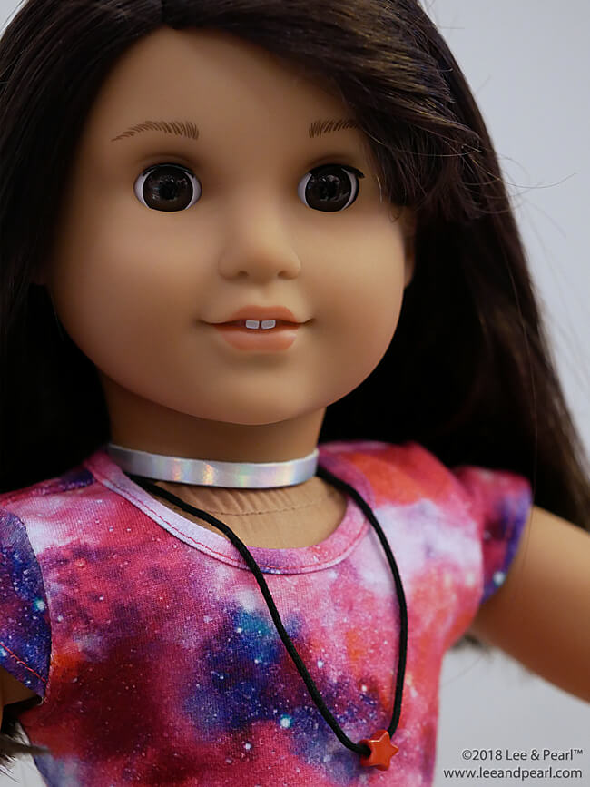 Lee & Pearl visit Tyson's Corner American Girl store to see Girl of the Year Luciana Vega and her space-themed collection.
