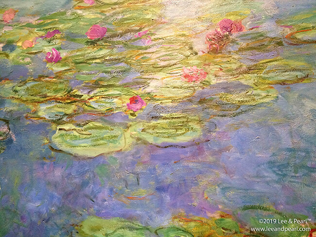 Lee & Pearl visit Monet: The Late Years at the Kimbell Art Museum in Fort Worth, Texas. 
