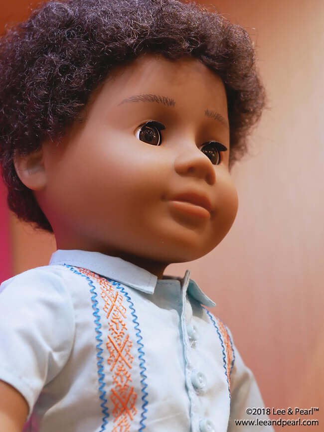 Lee & Pearl visit Tyson's Corner American Girl store to see the new Truly Me BOY dolls.