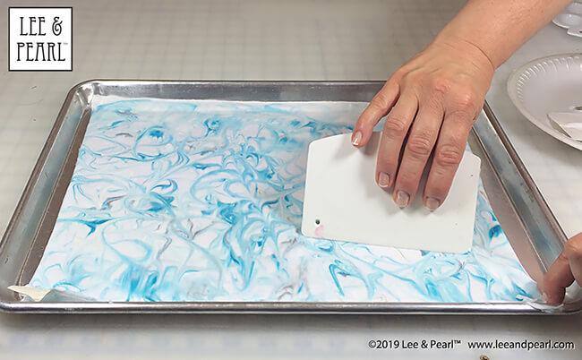 Learn marble fabric dyeing with Lee & Pearl's own Rebecca Menes at NOVALabs makerspace in Reston, Virginia.