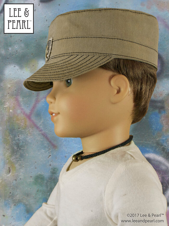 Want to make a truly unique stocking stuffer? Try a Lee & Pearl hat pattern for dolls! Here’s Pattern 1006: Patrol Cap for 18 Inch dolls, like our American Girl doll. Find this adorable pattern in the Lee & Pearl Etsy store at https://www.etsy.com/listing/162775638/lp-pattern-1006-patrol-cap-for-18-inch