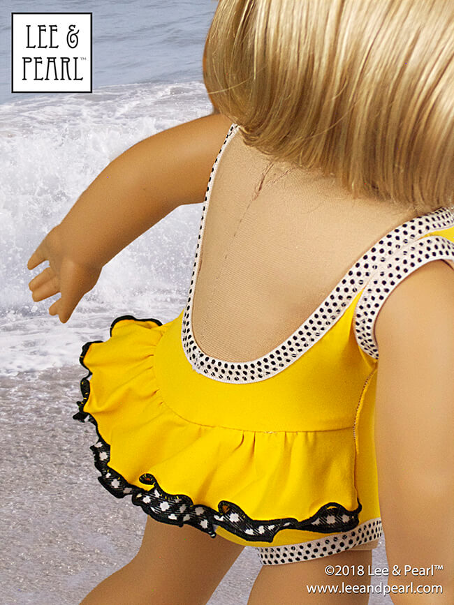 Are you SEW ready for summer? The skies are blue, the breezes are balmy and the promise of long summer days has become tantalizingly real. It's time to get your summer doll sewing plans in order with these great patterns for dresses, tops, shorts, hats and SWIMSUITS from Lee & Pearl. Check out our summer idea book for 18 inch American Girl® dolls — and 16 inch A Girl for All Time® and 14 1/2 inch WellieWishers® and similar dolls, as well!