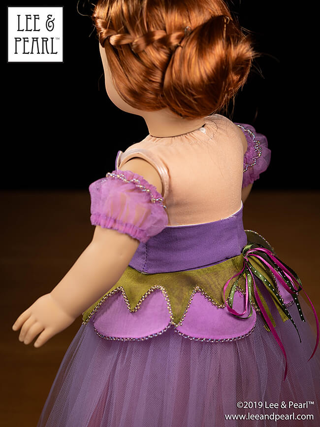 We are thrilled to announce the release of Lee & Pearl Pattern 1074: Mix-and-Match Ballet Costume Accessories — Tutu Plates, Sleeve Ruffles and Sleeve Puffs for 18 Inch American Girl dolls. This versatile pattern is the perfect complement to our popular Ballet Performance patterns, and the perfect way to accessorize your doll’s dance costumes — even purchased tutus!