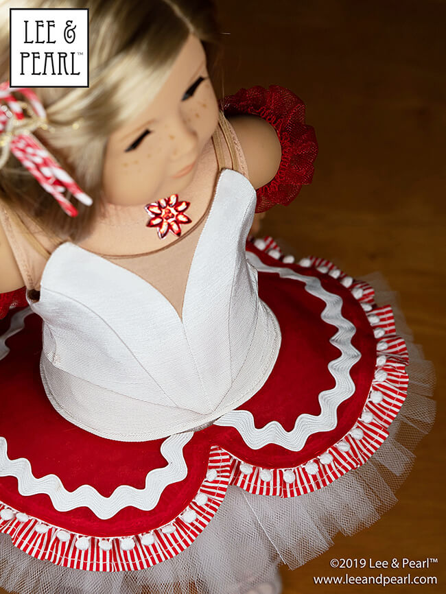 Make glorious NUTCRACKER BALLET gifts for the doll- and dance-lovers in your life using just-like-the-real-thing, ballet performance sewing patterns from Lee & Pearl, available in our Etsy shop for 18 inch American Girl and other dolls.