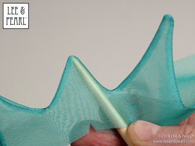 Introducing 100% Silk Organza Curated Fabric Kits from Lee & Pearl. Each kit contains FIVE generous half yard (18 x 44) pieces of beautiful — and beautifully coordinated — Korean silk organza. Visit the Lee & Pearl Etsy store to see our current selection. Silk organza is as easy to work with as quilting cotton — and it’s one of the most beautiful fabrics for crafts and couture sewing. Don’t miss out!