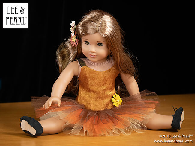 Introducing a new dance and glamorous evening gown pattern for American Girl dolls from Lee & Pearl - Pattern 1076 Grand Gala Dropped Waist Ballgown with Evening Gloves and Russian Ballet Bodice with Neo-Classical Tutu, Basque and Panty for 18 inch dolls. In honor of Cyber Week and holiday gift sewing, this pattern will be ON SALE at 20% off through Thursday, December 12, 2019.