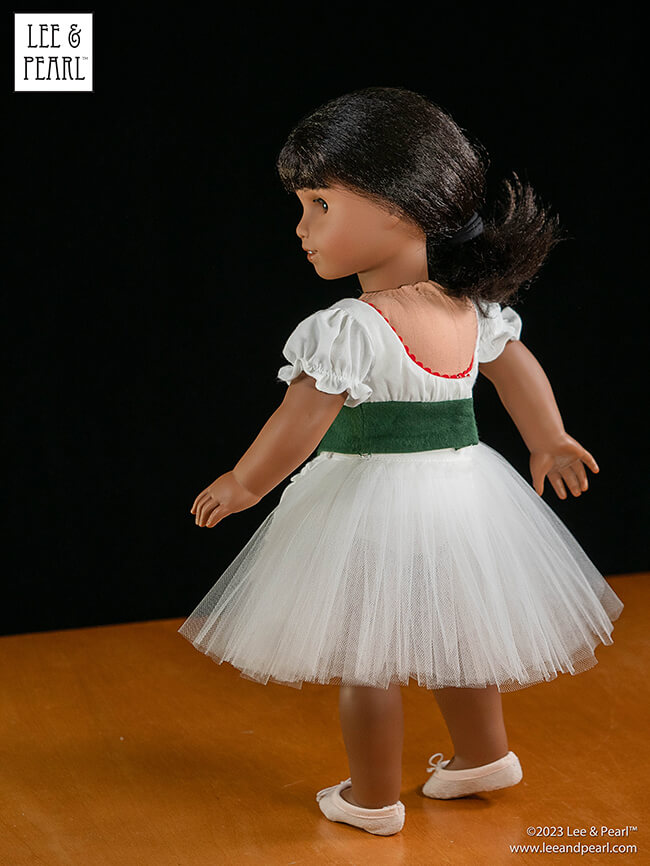 It's our 10th anniversary and we're celebrating with a STOREWIDE SALE and a NEW PATTERN release! Every year, we celebrate the Lee & Pearl birthday with a 48-hour blowout sale on everything in our Etsy shop. This year, that includes a brand new pattern. Introducing L&P Pattern 1078: Village Dance Peasant Style Ballet Bodice with Faux Corset, Puff Sleeves and Detachable Apron for 18 Inch, 16 Inch and 14 1/2 Inch Dolls!