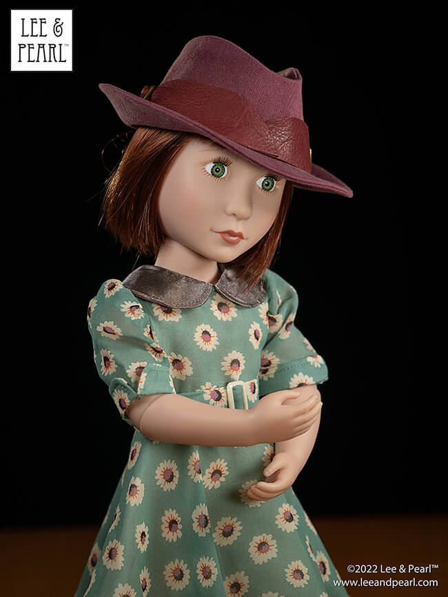 Introducing our new FREE pattern for mailing list subscribers — Lee & Pearl Pattern 2023: The Fedora Hat for 18", 16" and 14 1/2" Dolls. For this pattern, our designer reimagined iconic molded hat elements as flat pattern shapes and seams. 

That's right — this is an entirely SEWN hat. And it's sized to fit all three of our favorite dolls: American Girl, A Girl for All Time and WellieWishers and similar dolls.

Join the Lee & Pearl mailing list at www.leeandpearl.com and get this pattern as our exclusive FREE gift!