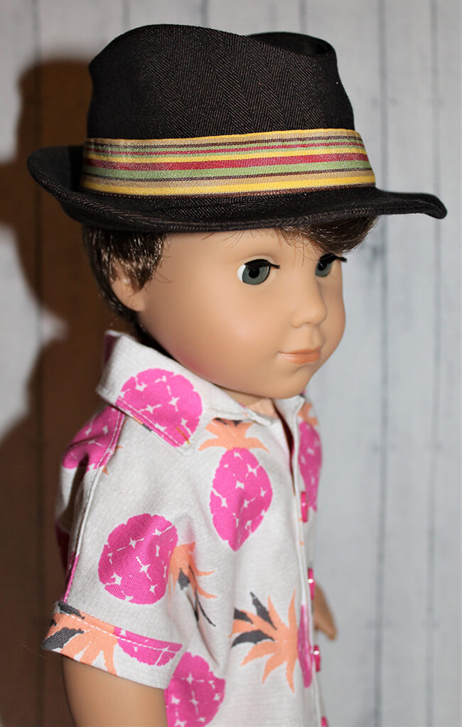 Look Who’s Making … Lee & Pearl Pattern 2023: The Fedora Hat for Dolls! We’re so excited about all the wonderful hats our friends are making for their dolls using this pattern — our current exclusive pattern for L&P mailing list subscribers. Want your own copy of this unique, versatile pattern? Join the Lee & Pearl mailing list at www.leeandpearl.com to get Pattern 2023 as our FREE gift!