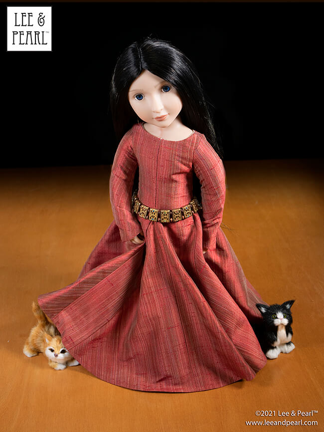 It's Day Four of Lee & Pearl Cyber Week, and we have lots of doll treats for you: a round-up of all our previous Christmas and Chanukah holiday crafts — and a reminder to check out the seasonal ornament selections for doll-scaled items like these tiny pussy cats!