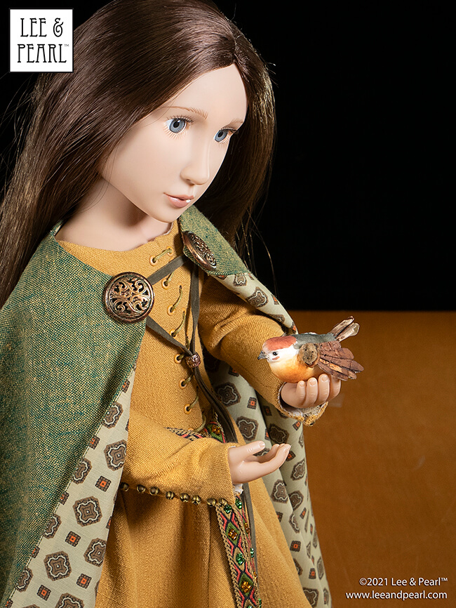 Introducing Pattern 3001: A Late Medieval Lady's Wardrobe, now available in the Lee & Pearl Etsy store for 16 inch A Girl for All Time dolls. Wearing her SHIFT, fully lined KIRTLE and semi-circular MANTLE, your doll will make a perfect medieval maiden. Along with patterns and photo-illustrated directions, the PDF package includes a historical section on the era, the garments, the fabrics, the colors, the embellishments and the people. It’s the ideal entry to the world of medieval Europe!
