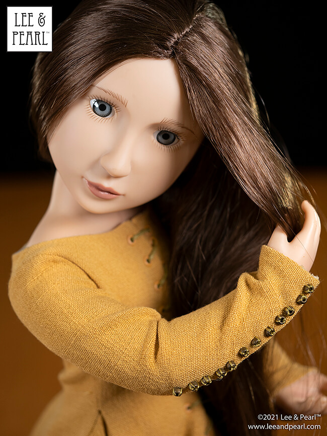 Introducing Pattern 3001: A Late Medieval Lady's Wardrobe, now available in the Lee & Pearl Etsy store for 16 inch A Girl for All Time dolls. Wearing her SHIFT, fully lined KIRTLE and semi-circular MANTLE, your doll will make a perfect medieval maiden. Along with patterns and photo-illustrated directions, the PDF package includes a historical section on the era, the garments, the fabrics, the colors, the embellishments and the people. It’s the ideal entry to the world of medieval Europe!