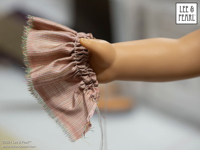 Introducing lightweight 100% SILK SHANTUNG in a gorgeous, shimmering STRIÉ weave, perfect for all your holiday and heirloom doll sewing. NOW AVAILABLE in the Lee & Pearl Etsy shop as cut-to-order lengths in half yard increments!