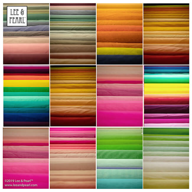 Introducing 100% Silk Organza Curated Fabric Kits from Lee & Pearl. Each kit contains FIVE generous half yard (18 x 44) pieces of beautiful — and beautifully coordinated — Korean silk organza. Visit the Lee & Pearl Etsy store to see our current selection. Silk organza is as easy to work with as quilting cotton — and it’s one of the most beautiful fabrics for crafts and couture sewing. Don’t miss out!