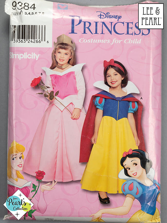 Happy Halloween! Simplicity Pattern 9384: Disney Princess Snow White and Sleeping Beauty Aurora Costumes for Girls Children Toddlers is now available in the Lee & Pearl Etsy shop!