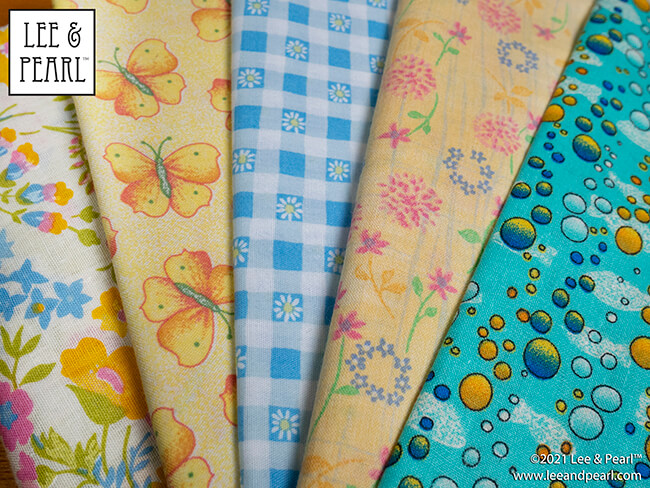 Celebrate Summer with Lee & Pearl Cotton Fabric Mystery Bags, coming to our Etsy shop on Thursday, July 1st!