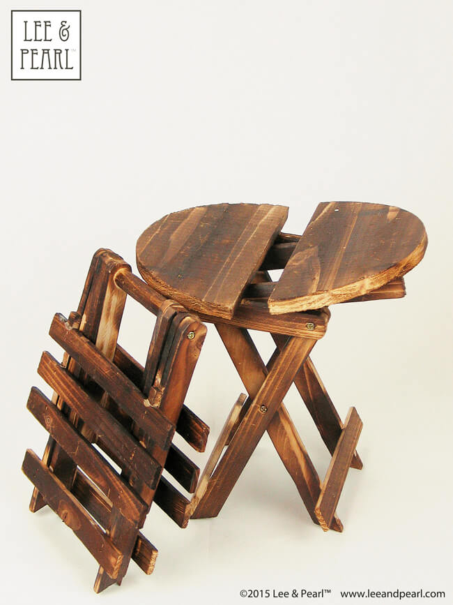 These 18” doll-scaled picnic tables started out as easy-folding plant stands from Japanese dollar store Daiso. When looking for doll props and furniture, we always recommend checking the nursery and floral decor sections of your craft, home goods or discount store for nicely scaled, unique items like these! These 18” doll-scaled picnic tables started out as easy-folding plant stands from Japanese dollar store Daiso. When looking for doll props and furniture, we always recommend checking the nursery and floral decor sections of your craft, home goods or discount store for nicely scaled, unique items like these! 